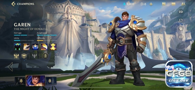 Garen có bộ kỹ năng rất đa dụng