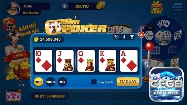 Luật chơi Mini Poker cần hiểu rõ để áp dụng cách chơi hiệu quả