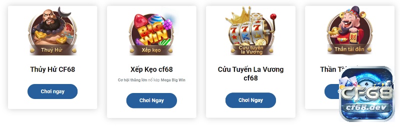 Tham gia trải nghiệm nổ hũ tại CF68 để tận hưởng không gian cược chuyên nghiệp