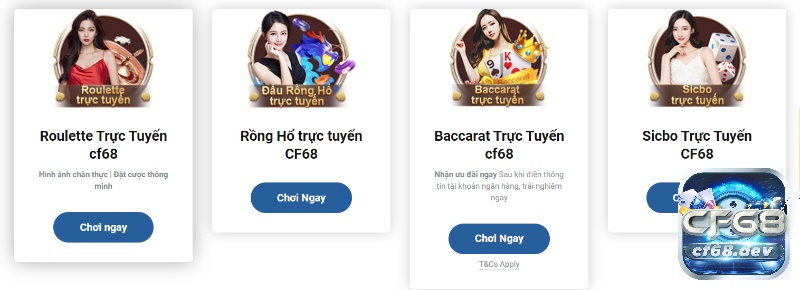 Anh em cược thủ khi tham gia CF68 DEV trải nghiệm Casino trực tuyến