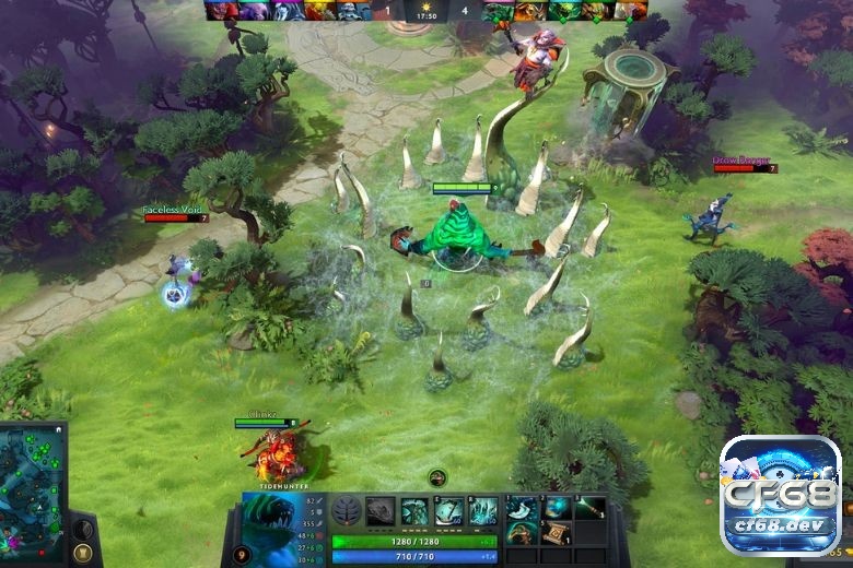 Tại Game Dota 2, người chơi cần phối hợp với nhau để giành chiến thắng trong trận đấu