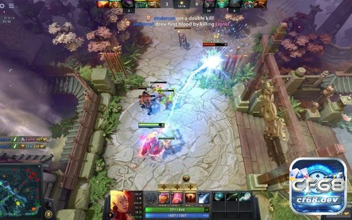 Game Dota 2 với tính chiến thuật cao