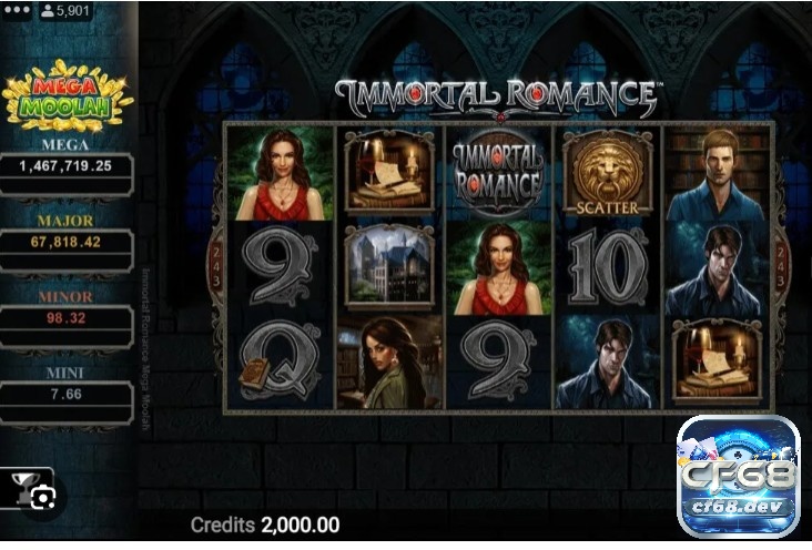 Thể loại Slot Game siêu kinh điển dành cho Mobile: IMMORTAL ROMANCE