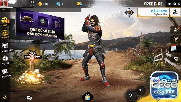 Cốt truyện trong game Garena Free Fire tập trung vào cuộc đấu trường sinh tử giữa các người chơi trên hòn đảo hoang