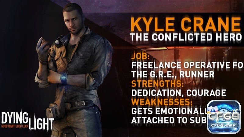 Kyle Crane là nhân vật chính trong game Dying Light