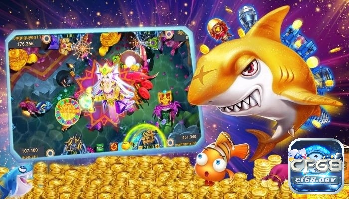 Luật chơi game bắn cá là dùng đạn hạ gục cá trên màn hình của người chơi